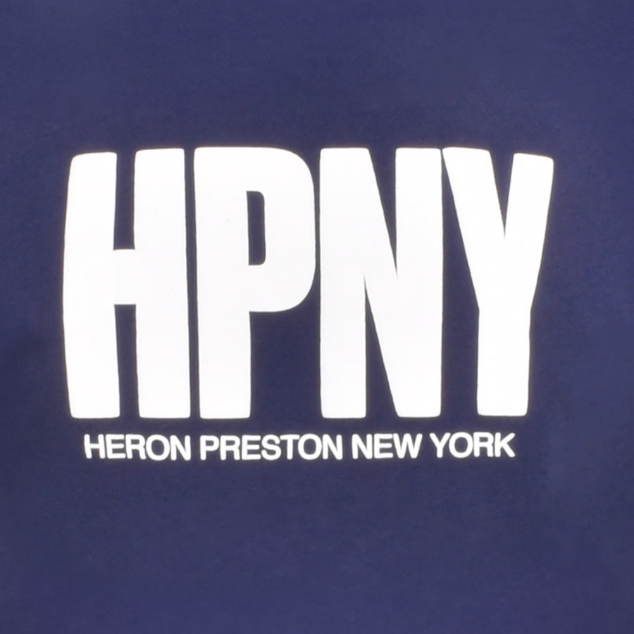 Heron Preston HPNY Logo T Shirt Navy | Mainline Menswear